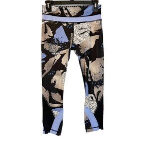 Lululemon Run Inspire Crop‎ II Grey & Purple Leggings